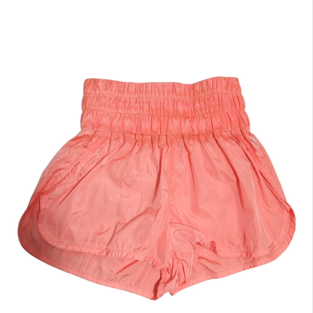 FP Movement by Free People Coral Pink High-Waist Athletic Shorts